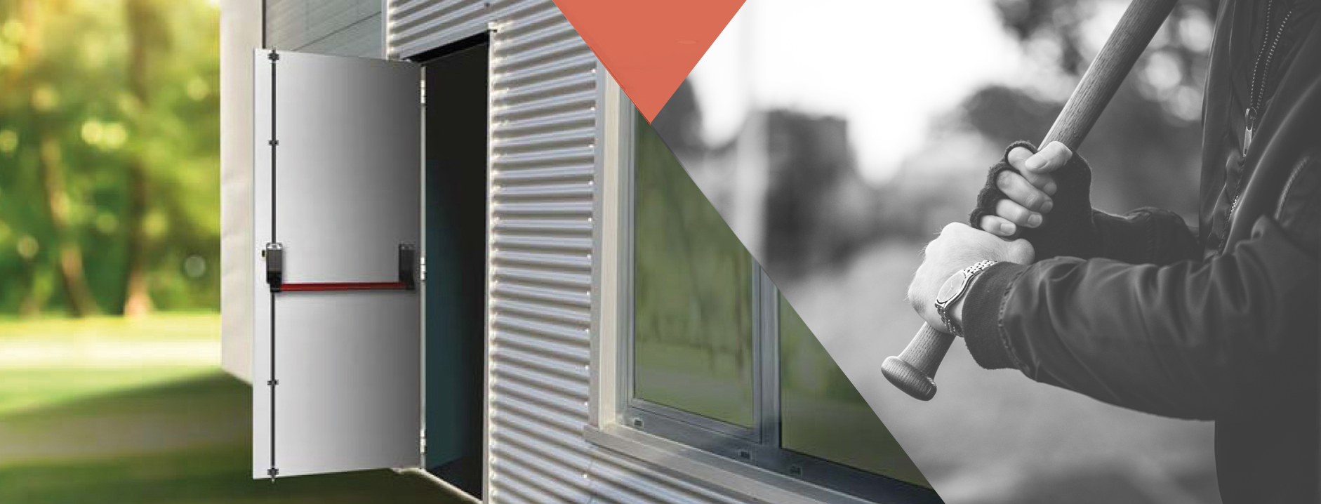 Geen paniek… er is ook hufterproof beslag voor vluchtdeuren